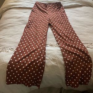 Nasty gal silk trousers - high waist